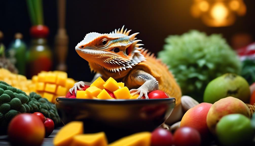 feeding mango to dragons