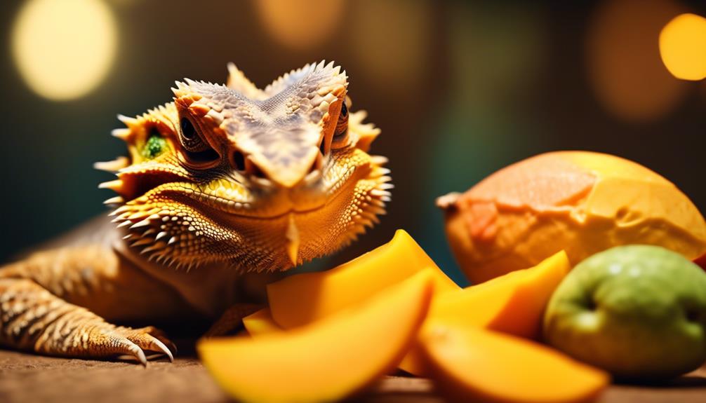 mango boosts bearded dragons