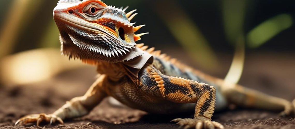 Bearded Dragons Eat Dead Crickets and He is searching for it